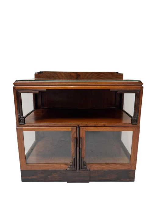 Art Deco Amsterdamse School Display Cabinet, 1920s